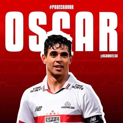 退役的脚步临近巴西媒体报道奥斯卡与圣保罗达成解约协议放弃近七千万薪资_中超直播